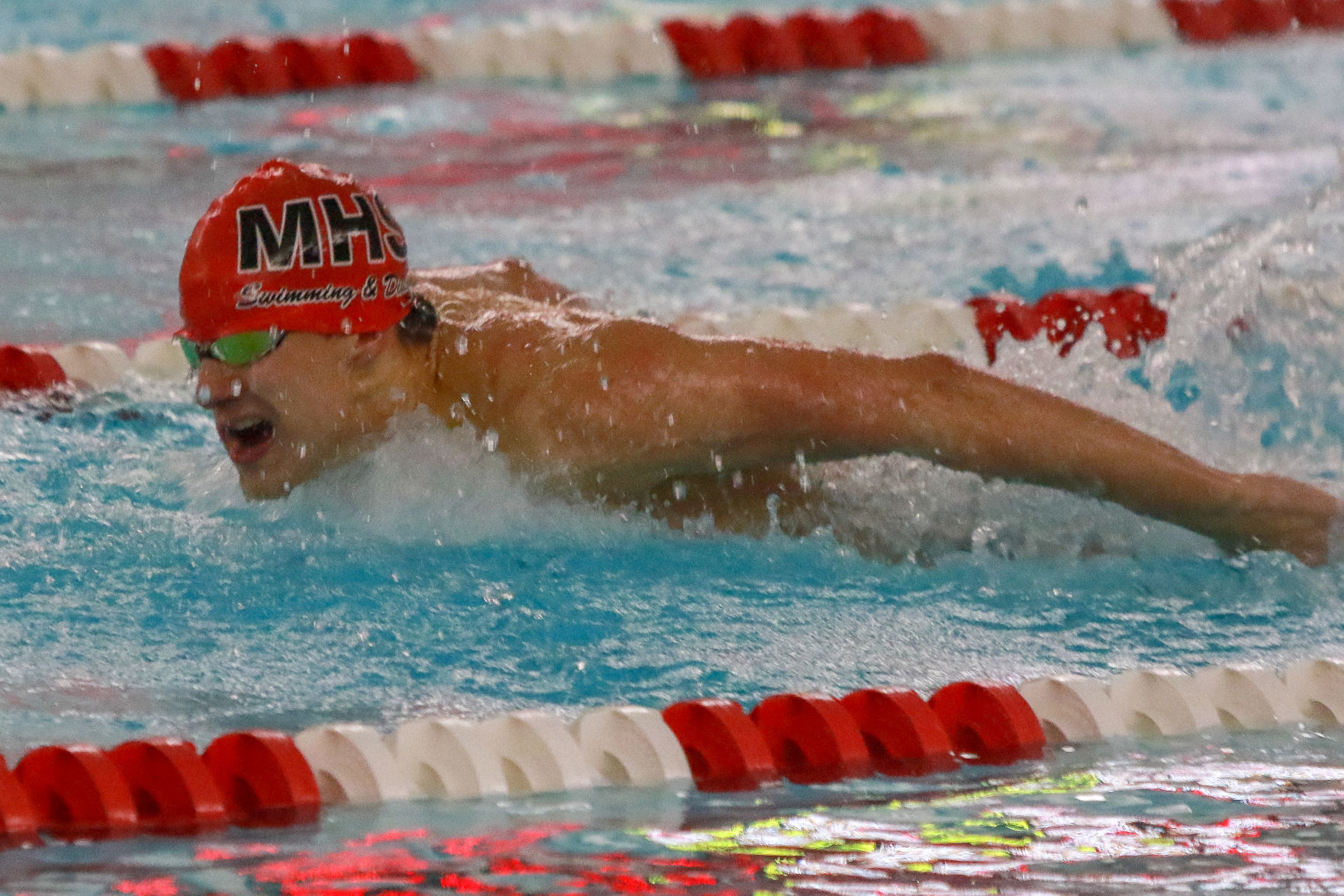 Valparaiso at Munster boys and girls swim meet